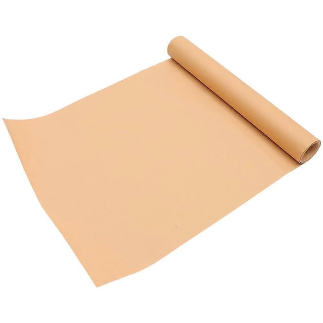 Brown Kraft Paper Roll For Gift Wrapping And DIY Craft 44Cm X 30M Light Brown Durable Material 1Roll