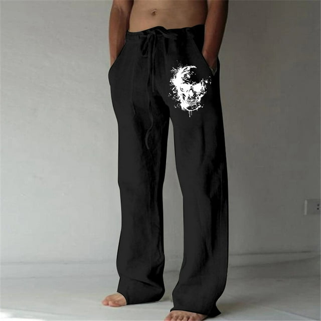 Pantalon d'Affaires Droit 3D Numérique Décontracté pour Homme, Confortable et Stylé, Léger, Durable, Extensible