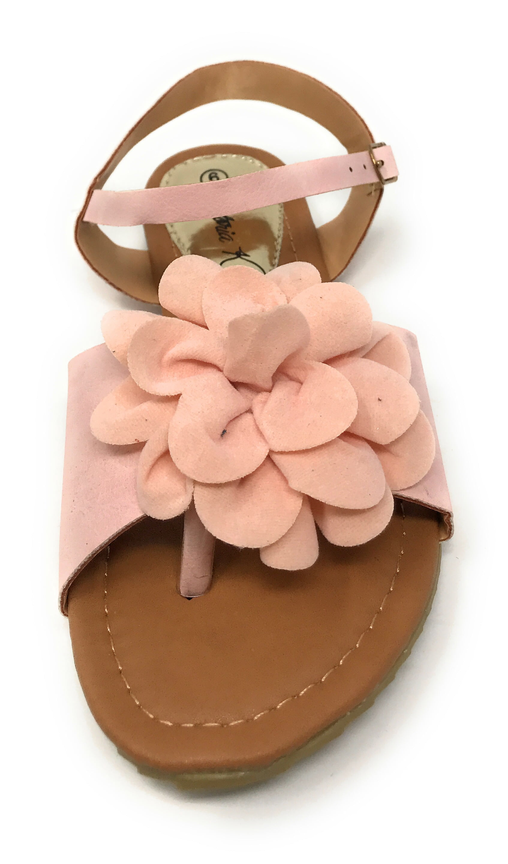 Victoria K Women's Solid Flower Sandals