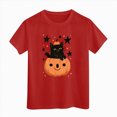 thumbnail image 4 of TOWED22 Halloween Graphic Shirt for Toddler Kid Girl Boy Cute T-Shirt Kids Spooky Season Short Sleeve Gift Tops, 4 of 6
