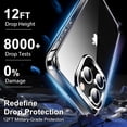 thumbnail image 4 of 3in1 Case Bundle for iPhone 16 Pro, Crystal Clear Case, [Yellow Resistant] Slim Fit Shockproof with 2 Clear Screen Protectors, Transparent Case for iPhone 16 Pro, 4 of 7
