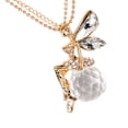 thumbnail image 5 of Butterfly Angel Fairy Necklace Crystal Ball Wing Pendant Jewelry-156-AF, 5 of 5