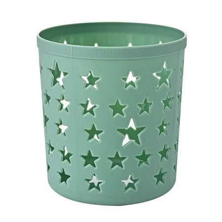 

HGYCPP Creative Hollow Stars Pen Pencil Pot Holder Brush Storage Container Desk Organizer Plastic Stationery Pen Holder Office Supplies