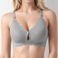 thumbnail image 2 of Women‘s Bra Wireless Maternity Seamless Front Buckle Breastfeeding Bra With Pads, 2 of 6