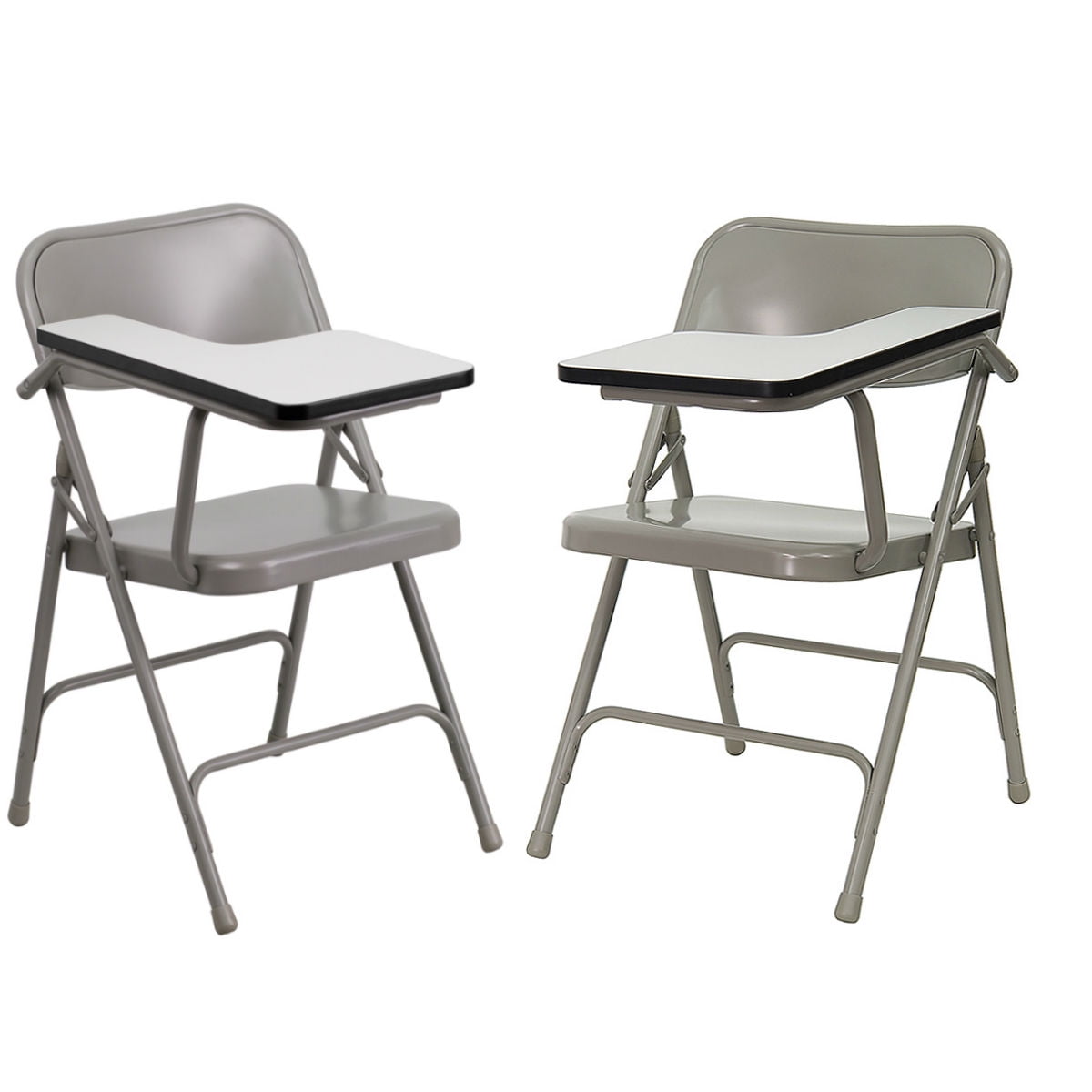 Flash Furniture Premium Steel Folding Chair with Right Handed Tablet