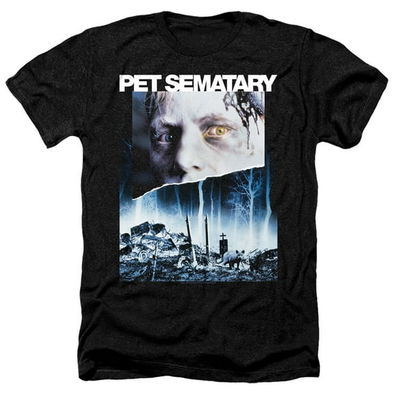 Pet Sematary - Poster Art - Heather Short Sleeve Shirt - XXX-Large