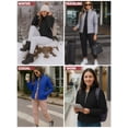 thumbnail image 4 of Womens Zipper Packable Puffer Jacket Warm Insulation Winter Outerwear Aulta R.Blue Coat for Hiking-XL, 4 of 9