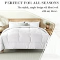 thumbnail image 4 of CIVETET 3-Piece King Comforter Set - All-Season Down Alternative Bedding Bundle with 2 Pillow Shams, Premium Soft Bedding Set Machine Washable, 4 of 13
