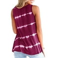 thumbnail image 3 of Womens Clothes Clearance under $5.00 Clothing Fashion Women Printed Stripe V-Neck Tank Sleeveless Casual Tee Tops Blouse, 3 of 6
