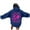 Blue, variant on Tunic Tops for Women Winter Fall Oversized Hooded Long Sleeve Bubble Drop Shoulder Drawstring Love Printed Leisure Cotton Hoodies Hoodie(Khaki,L)
