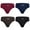 Black,Navy,Burgundy,Brown, variant on wirarpa Men's Underwear Modal Microfiber Briefs No Fly Underpants Black 4 Pack Sizes S-3XL