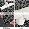 thumbnail image 3 of Black Leopard Print Kitchen Rug Mat,Kitchen Runner Rugs Non Skid Washable,Decorative Kitchen Floor Mats for Kitchen,Sink,Laundry,17"X47", 3 of 5