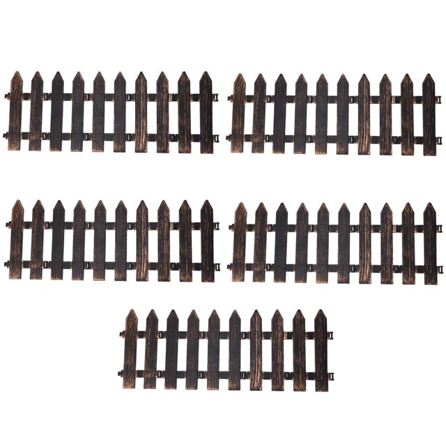 Raindrops 5Ud Cercas Decorativas ABS Negras Para De Exterior Y Exhibiciones