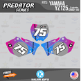 thumbnail image 3 of Kalair GFX Graphics Kit for Yamaha YZ125 (2006-2007) Predator Series, 3 of 5