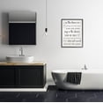 thumbnail image 2 of Stupell Industries In This Home Bathroom Rules Graphic Art Black Framed Art Print Wall Art, Design by Natalie Carpentieri, 2 of 8