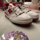 thumbnail image 2 of New Balance Men 550 White Team Red Lifestyle Shoes Size 12 NEW WITH BOX, 2 of 5