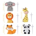 thumbnail image 2 of Nestingho 5Ud Para Pastel Animales Selva Toppers Multicolor Para Fiesta, 2 of 5
