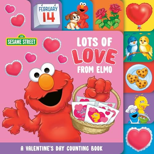 Pre-Owned Lots of Love from Elmo (Sesame Street): A Valentine's Day Counting Book (Sesame Street Board Books) Paperback