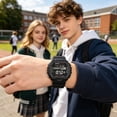 thumbnail image 4 of Hexagonal Waterproof Sports Digital Watch with Luminous Night Function, Multifunctional Outdoor Wristwatch for Active Lifestyle & Fitness Monitoring, 4 of 5
