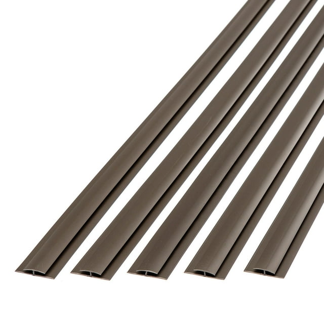 FASÄDE 47 in. Decorative Vinyl Divider Trim Argent Bronze (5 Pack)