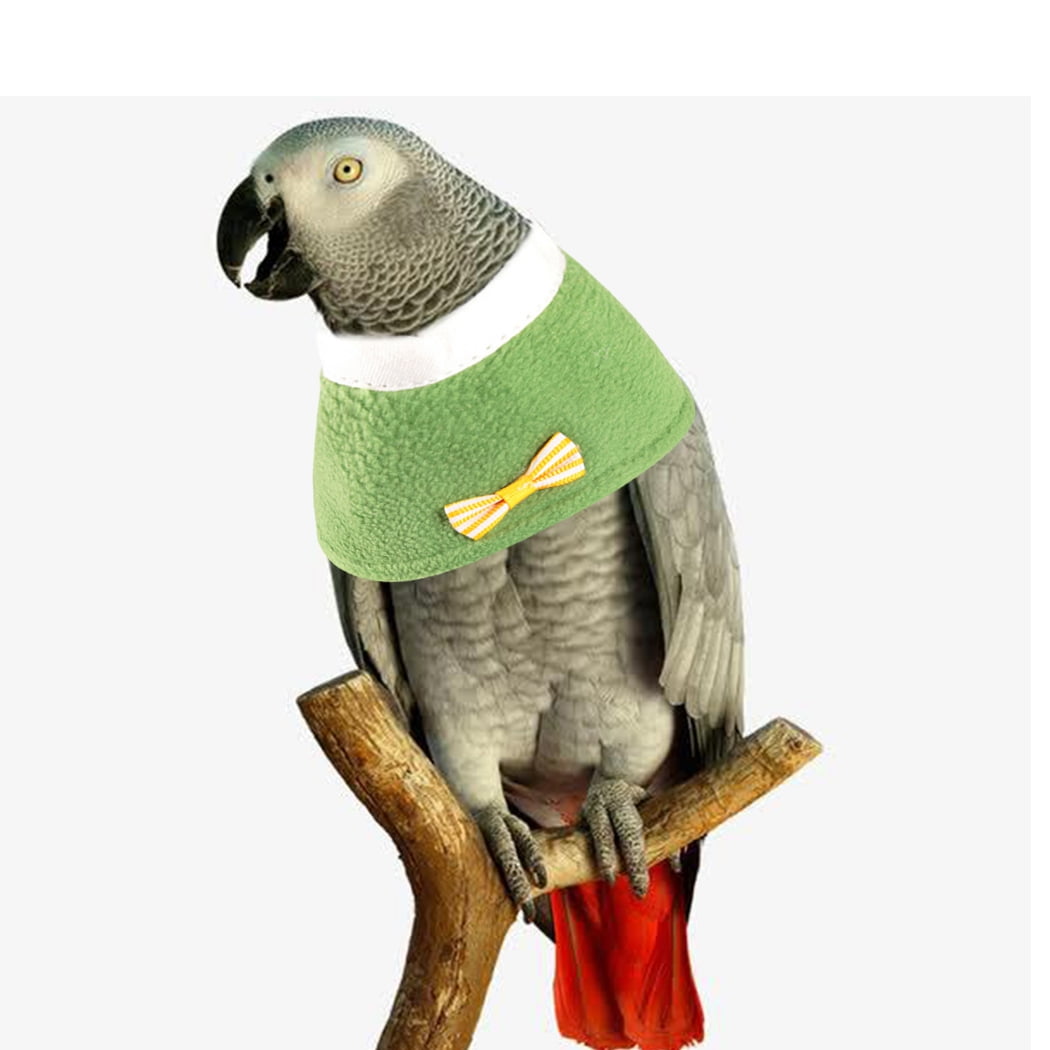 Bird Recovery Collar Adjustable Bowknot Parrot Neck Cone Bird