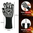 thumbnail image 5 of Commercial Chef Heat Resistant Oven Mitts - 1472°F Pot Holders Gloves, Aramid Fiber, Machine Wash, 5 of 9