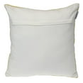 thumbnail image 6 of Parkland Collection Transitional Striped Yellow Square 18" x 18" Pillow, 6 of 6