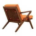 thumbnail image 5 of Manhattan Comfort Mid-Century Modern Martelle�Chair With Orange Finish AC002-OR, 5 of 6