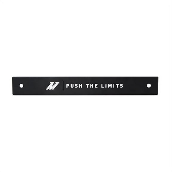Mishimoto License Plate Delete, Black