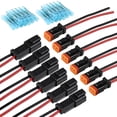 thumbnail image 1 of Kit de conectores JRReady de 2 pines Deutsch, 2 hilos DT Pigtail, negro, 1 of 6