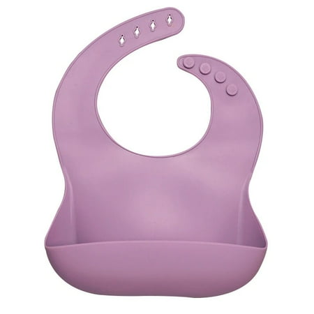 Best Gifts For Newborns Solid Silicone Baby Feeding Bibs Burp Cloths Bandana Fashionable Aprons Babador Breastplate Baby Stuff 020 light purple Suit 0-5years