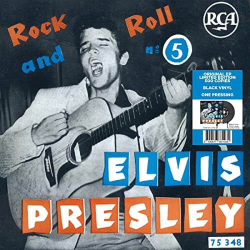 Elvis Presley Rock and Roll - RCA #5 (Black 7" vinyl EP) Records & LPs