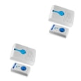 thumbnail image 4 of Matsuzay Doorbells Wireless Battery Powered Flashing Light Home Digital Remote Receiver Chime Intelligent Control Gate Hotel System Room blanco 2piezas, 4 of 6