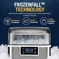 thumbnail image 2 of Fabricador de hielo portátil NewAir de acero inoxidable, 20 kg/día, 2 of 9