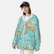 thumbnail image 3 of Balery World Travel Line Icons Map Sudadera ligera de manga larga con capucha y protección solar UPF 50+ para hombre y mujer, ideal para pesca y running-Medium, 3 of 7