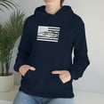 thumbnail image 4 of Northern Pike Fishing American Flag Hoodie, 4 of 4