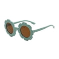 thumbnail image 1 of TIEVOSA Mignonnes Lunettes de Soleil Tournesol Extérieur Mode Teintes pour Tenues Stylées (Vert), 1 of 2