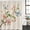 Pink PaleGreen Beige, variant on Country Flowers Shower Curtain Set - 72" x 78" Washable Bathtub Curtain with 12 Hooks, Watercolor Spring Floral Butterfly Waterproof Fabric Stall Shower Curtains for Bathroom/Bathtub Décor