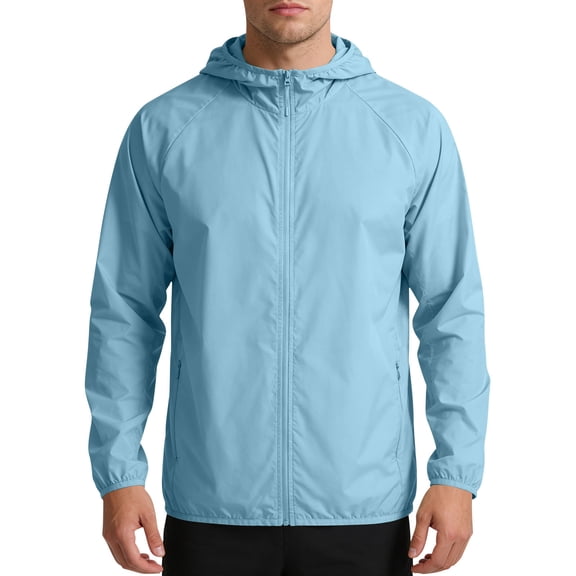 Yaoyar Men's UPF 50 Sun Protection Hoodie Jacket Full Zip Light Long Sleeve Performance Fishing Shirts Hiking Outdoor