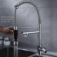 thumbnail image 4 of Kitchen Faucet Sprayer Brass Pull-Down Kitchen Sink Sprayer Mixer Tap Replacement for Pull Out Sprayer Faucet, Chrome, G1/2, 4 of 5