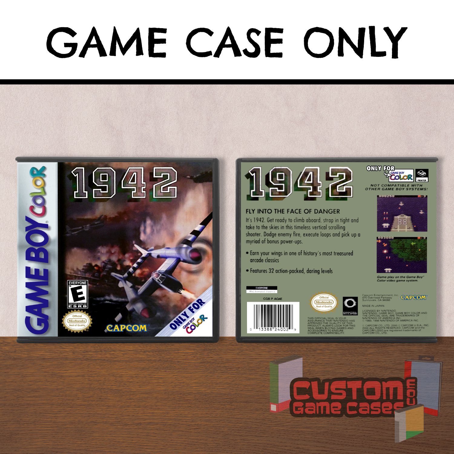 1942 - (GBC) Game Boy Color - Game Case with Cover