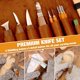 thumbnail image 4 of Kit de tallado en madera K KERNOWO de 24 piezas con bolsa de almacenamiento y plantillas, 4 of 7