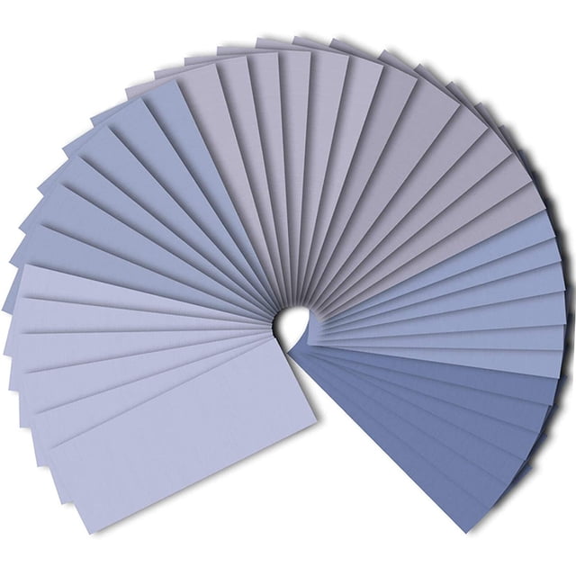Surtido de 36 piezas de papel de lija de grano alto de 1500, 2000, 2500, 3000, 5000 y 7000, 9 x 3,6 pulgadas, para lijar muebles de madera y automóviles