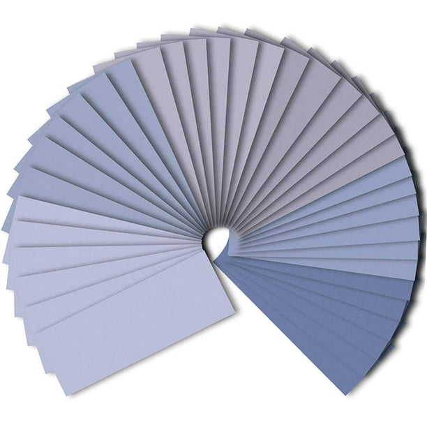 Surtido de 36 piezas de papel de lija de grano alto de 1500, 2000, 2500, 3000, 5000 y 7000, 9 x 3,6 pulgadas, para lijar muebles de madera y automóviles