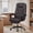 Coffee, variant on Primy Premium Executive Office Chair - Big & Tall PU Leather Reclining Chair with Footrest & Lumbar Support, 400lb Heavy Duty Ergonomic Computer Desk Chair for Home/Office, Black