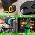 thumbnail image 5 of Multitool Wrench Adjustable Wrench with Flathead Phillips Screwdriver Nail File Bottle Can Opener And Screwdriver reservoir Multifunctional Purpose Stainless Steel Tool, 5 of 7