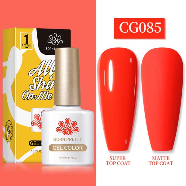 BORN PRETTY New Spring Series 10ml Gel Nail Polish Gel Semi Permanent Solid Nail Gel Varnish Soak Off UV Gel for Base Top Coat Gong Bohan LED