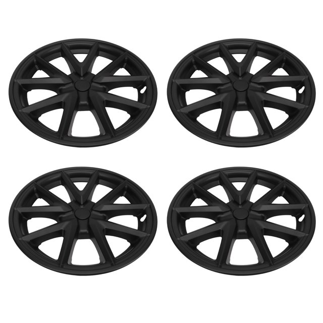 Cubiertas De Rueda Modelo 3 De 18 Pulgadas, 4 Tapas Para Cubo De Rueda Modelo S, Protector De Llanta Estilo Cuadros, Reemplazo De Cubiertas De Rueda Para Modelo 3 2017-2023,