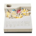 thumbnail image 1 of CNKOO Desk Calendar With LED Lights  2024 Calendar Memo Pad  Creative Desk Calendar, 1 of 4