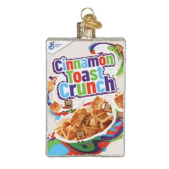 Old World Christmas Blown Glass Ornament for Christmas Tree, Cinnamon Toast Crunch